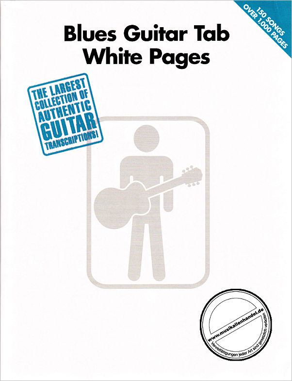 Titelbild für HL 700131 - BLUES GUITAR TAB WHITE PAGES