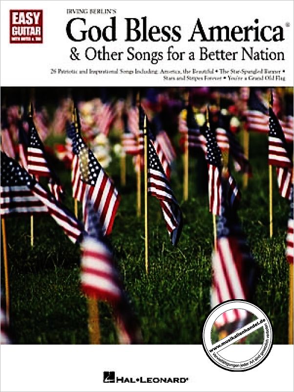 Titelbild für HL 702174 - GOD BLESS AMERICA + OTHER SONGS FOR A BETTER NATION