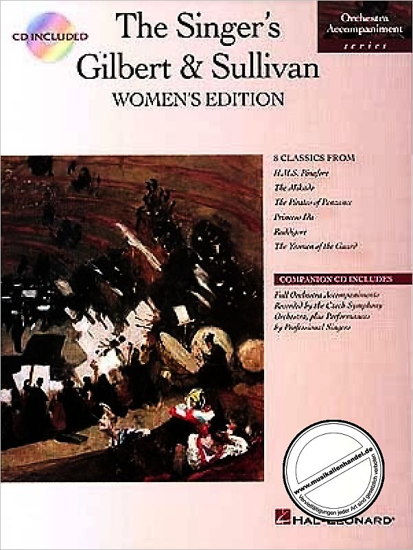 Titelbild für HL 740055 - THE SINGER'S GILBERT + SULLIVAN (WOMEN'S EDITION)