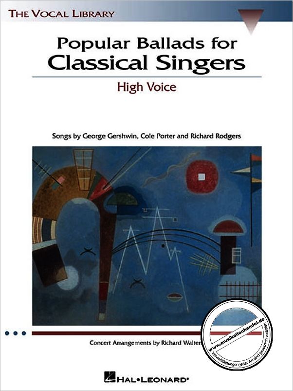 Titelbild für HL 740138 - POPULAR BALLADS FOR CLASSICAL SINGERS