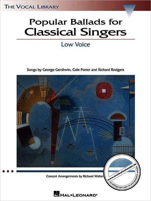 Titelbild für HL 740139 - POPULAR BALLADS FOR CLASSICAL SINGERS