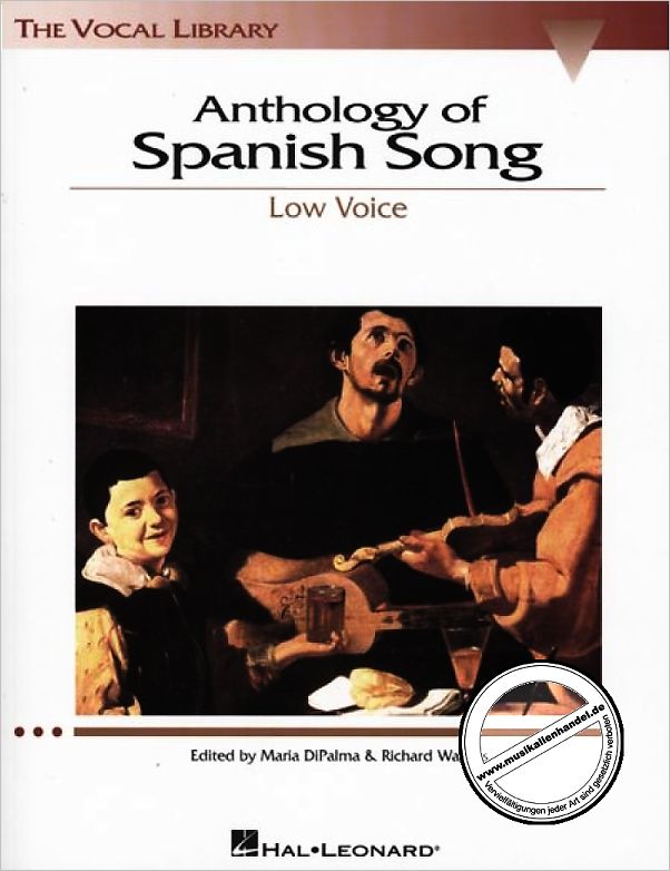 Titelbild für HL 740148 - ANTHOLOGY OF SPANISH SONG