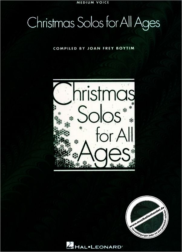 Titelbild für HL 740169 - CHRISTMAS SOLOS FOR ALL AGES