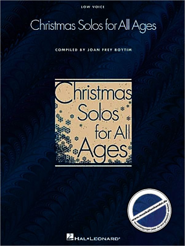 Titelbild für HL 740170 - CHRISTMAS SOLOS FOR ALL AGES