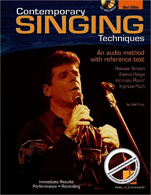 Titelbild für HL 740262 - CONTEMPORARY SINGING TECHNIQUES (MEN'S EDITION)