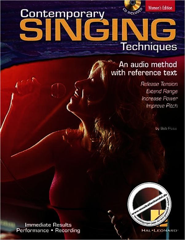 Titelbild für HL 740263 - CONTEMPORARY SINGING TECHNIQUES (WOMEN'S EDITION)