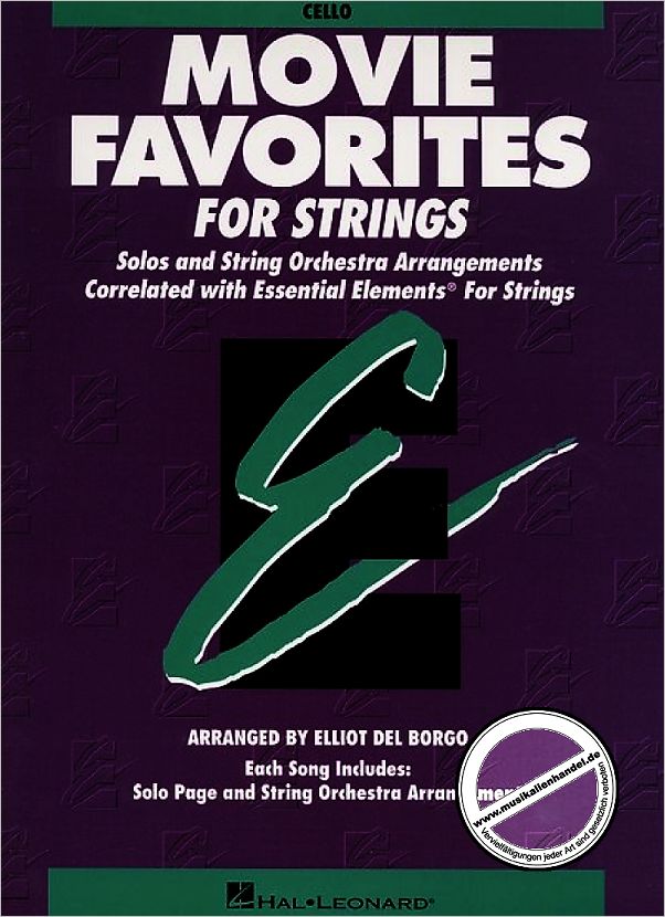 Titelbild für HL 868022 - MOVIE FAVORITES FOR STRINGS