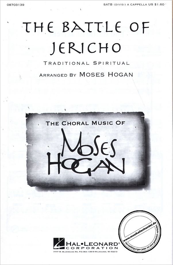 Titelbild für HL 8703139 - THE BATTLE OF JERICHO TRADITION