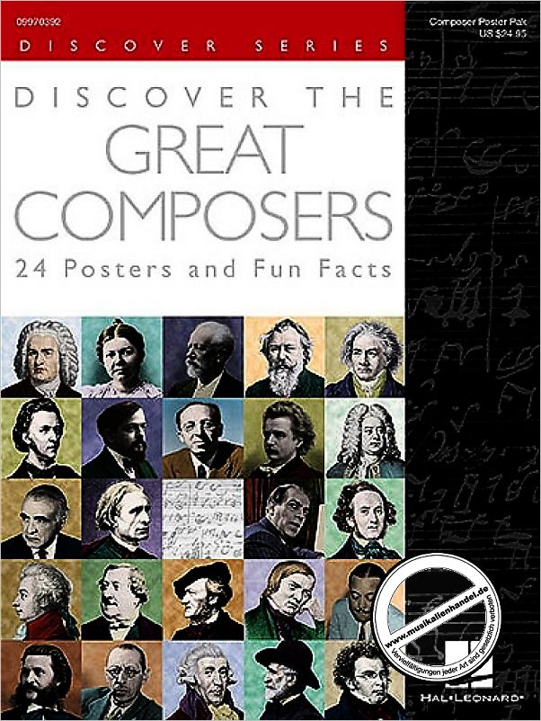 Titelbild für HL 9970392 - DISCOVER THE GREAT COMPOSERS
