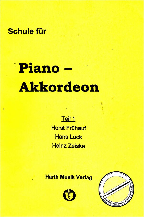 Titelbild für HMV 1414A - SCHULE FUER PIANO AKKORDEON 1