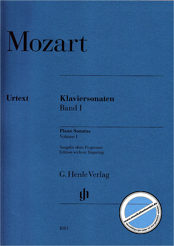 Titelbild für HN 1001 - SONATEN 1