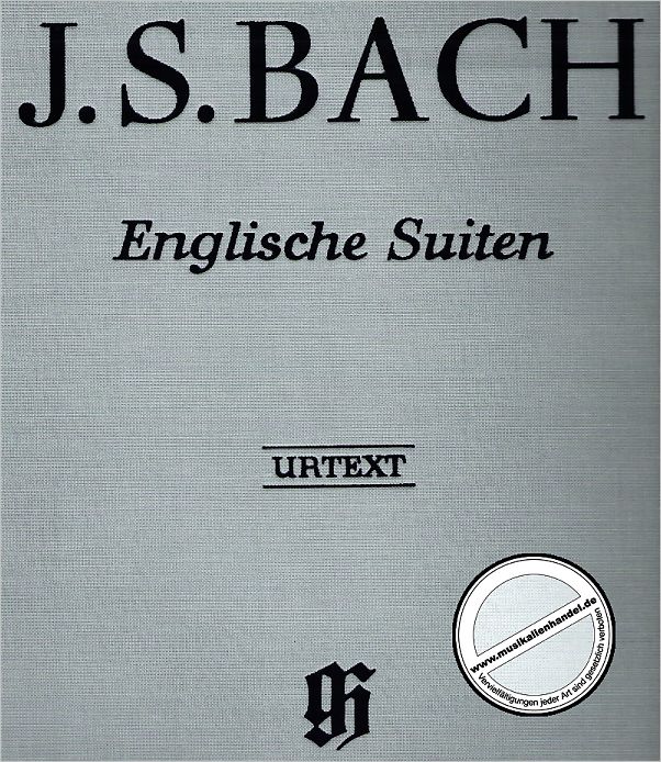 Titelbild für HN 101 - ENGLISCHE SUITEN BWV 806-811