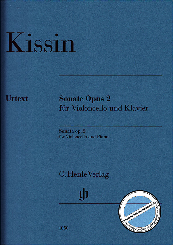 Titelbild für HN 1050 - Sonate op 2