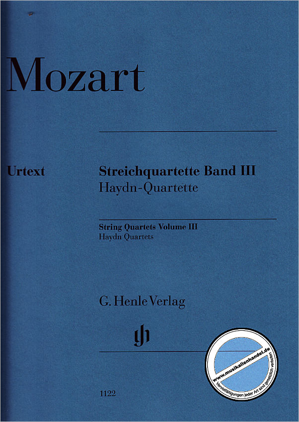 Titelbild für HN 1122 - Quartette 3