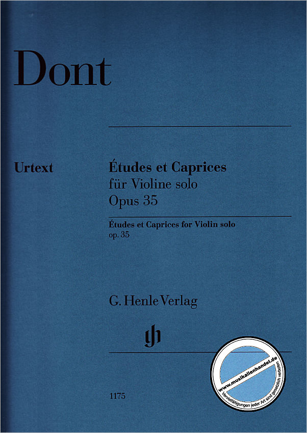 Titelbild für HN 1175 - Etüden + Capricen op 35