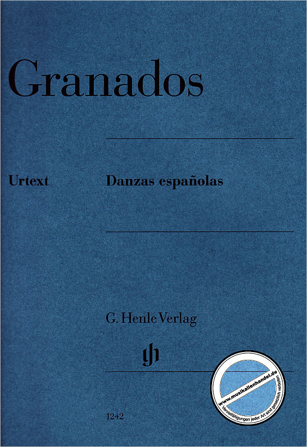 Titelbild für HN 1242 - Danzas espanolas