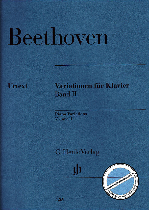 Titelbild für HN 1269 - Variationen für Klavier 2