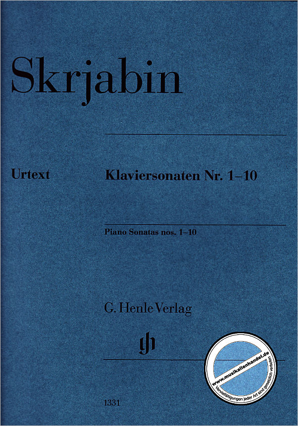Titelbild für HN 1331 - Sonaten 1-10