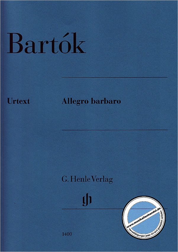 Titelbild für HN 1400 - ALLEGRO BARBARO