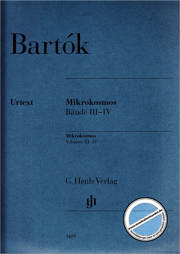 Titelbild für HN 1409 - MIKROKOSMOS 3