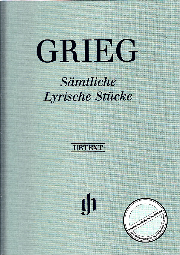 Titelbild für HN 1636 - Sämtliche lyrische Stücke