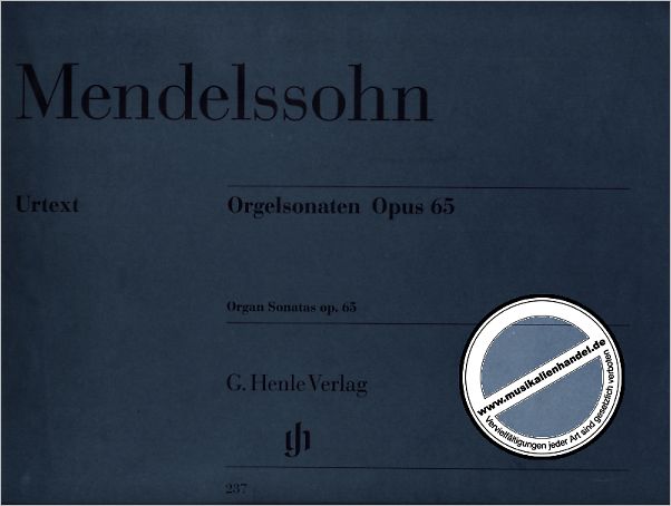 Titelbild für HN 237 - SONATEN OP 65