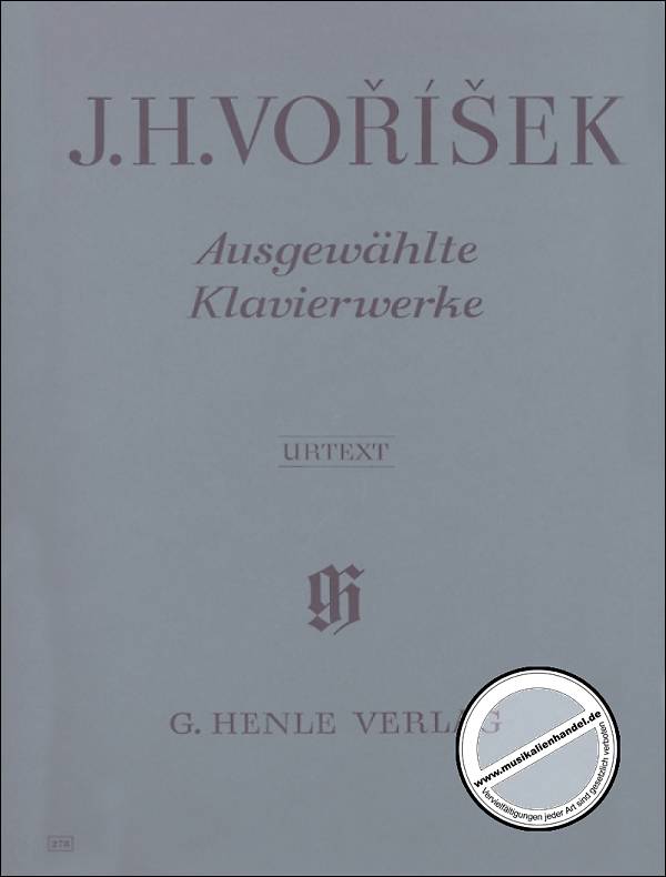 Titelbild für HN 278 - AUSGEWAEHLTE KLAVIERWERKE