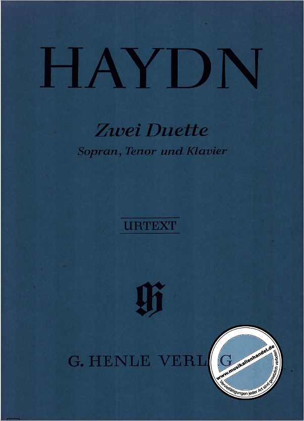 Titelbild für HN 538 - 2 DUETTE