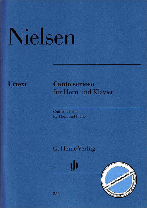 Titelbild für HN 586 - CANTO SERIOSO