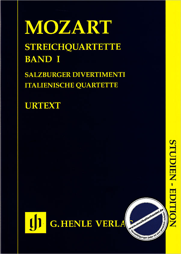 Titelbild für HN 7120 - Streichquartette 1