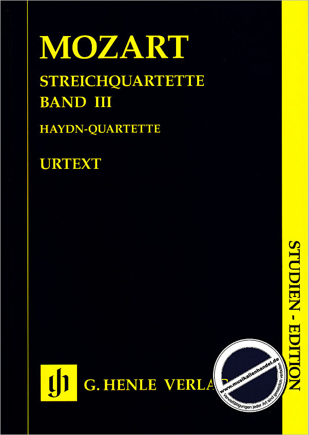 Titelbild für HN 7122 - Quartette 3