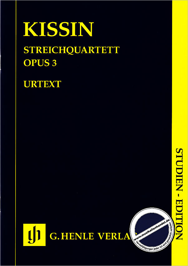 Titelbild für HN 7183 - Quartett op 3