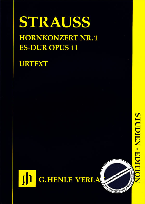 Titelbild für HN 7253 - Konzert 1 Es-Dur op 11
