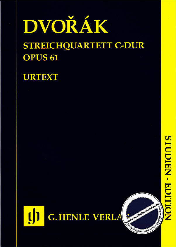 Titelbild für HN 7399 - Quartett C-Dur op 61