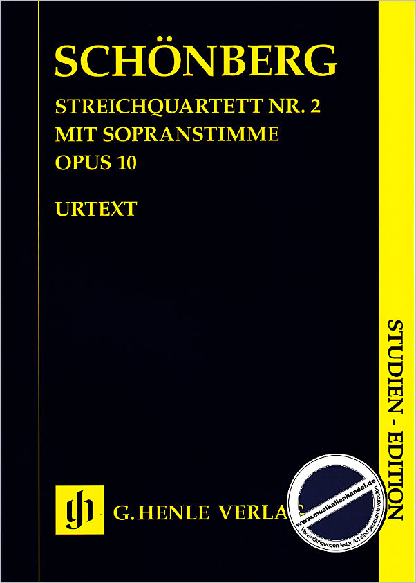 Titelbild für HN 7542 - Quartett 2 op 10