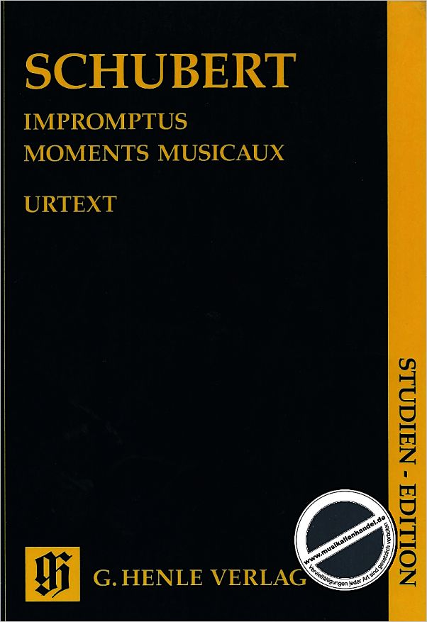 Titelbild für HN 9004 - IMPROMPTUS + MOMENTS MUSICAUX U