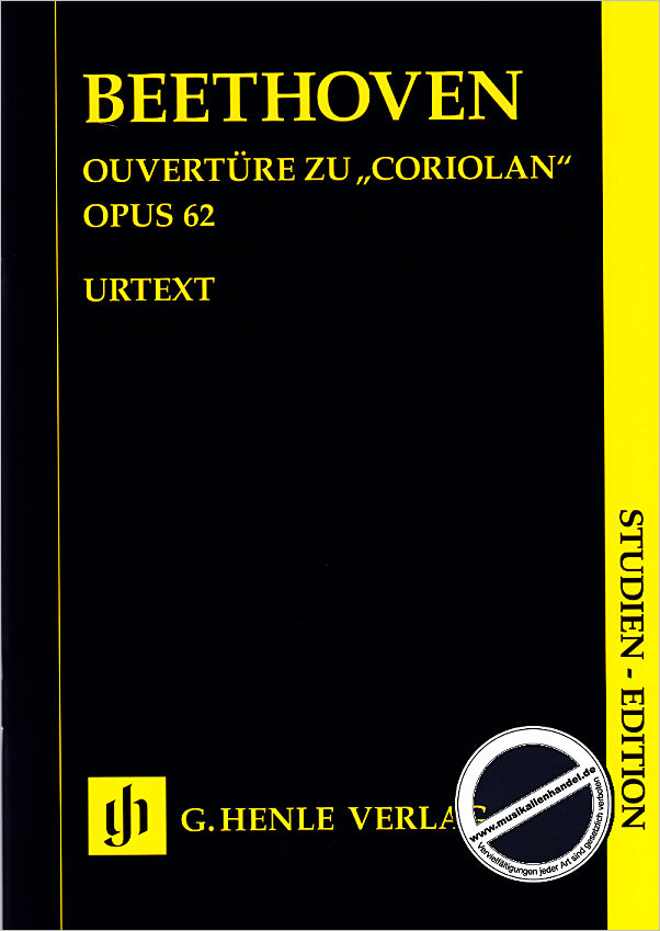 Titelbild für HN 9042 - CORIOLAN OP 62 OUVERTUERE
