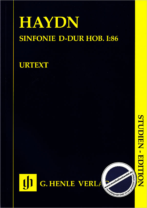 Titelbild für HN 9054 - Sinfonie D-Dur Hob I:86