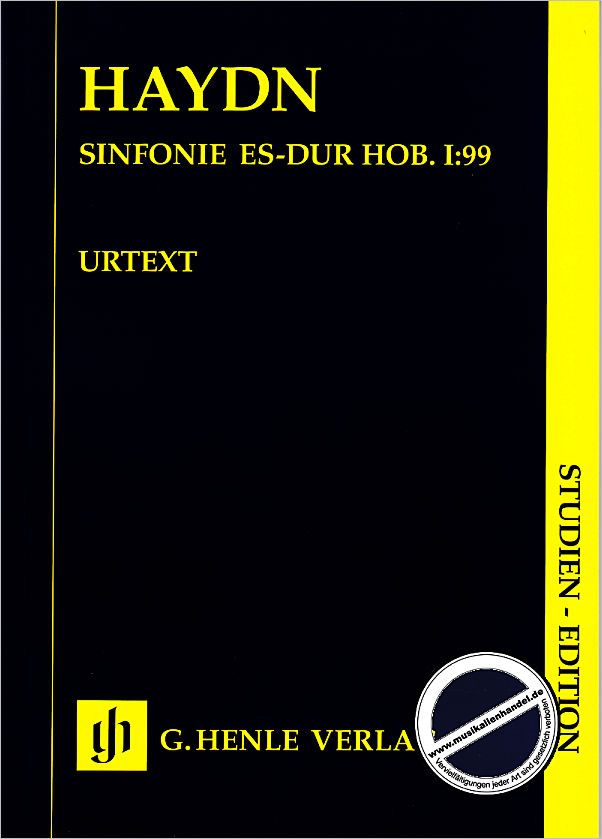 Titelbild für HN 9067 - Sinfonie 99 Es-Dur Hob 1/99