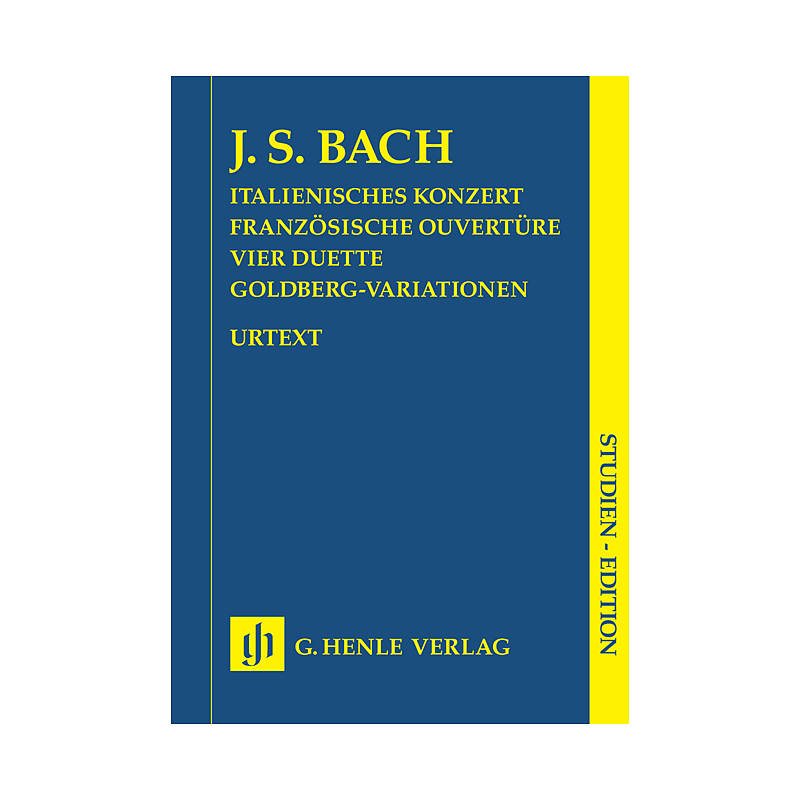 Titelbild für HN 9129 - ITALIENISCHES KONZERT F-DUR BWV 971 + FRANZOESISCHE