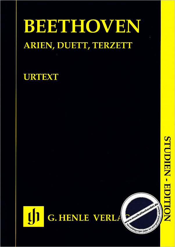 Titelbild für HN 9547 - Arien Duett Terzett