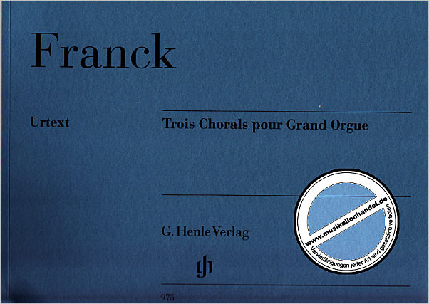 Titelbild für HN 975 - 3 CHORALS