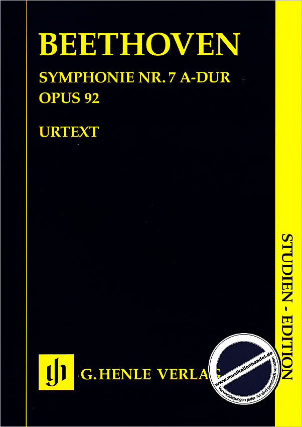 Titelbild für HN 9817 - Sinfonie 7 A-Dur op 92