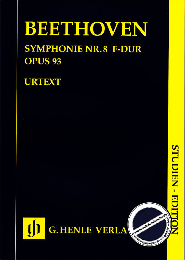 Titelbild für HN 9818 - Sinfonie 8 F-Dur op 93