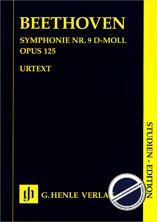 Titelbild für HN 9819 - Sinfonie 9 d-moll op 125