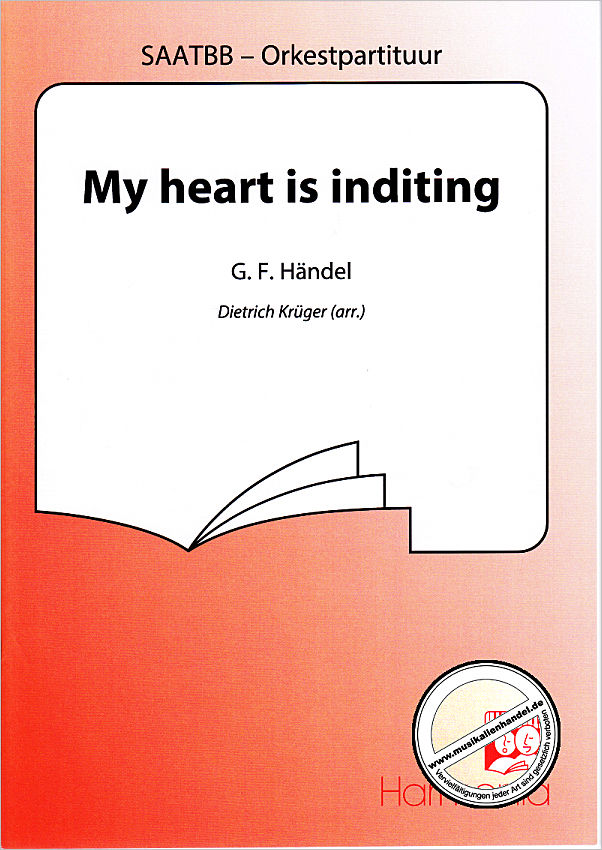 Titelbild für HU 2391-1 - MY HEART IS INDITING - ANTHEM