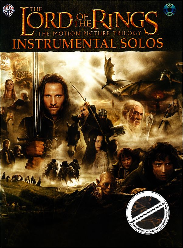 Titelbild für IFM 0414CD - LORD OF THE RINGS TRILOGY INSTRUMENTAL SOLOS