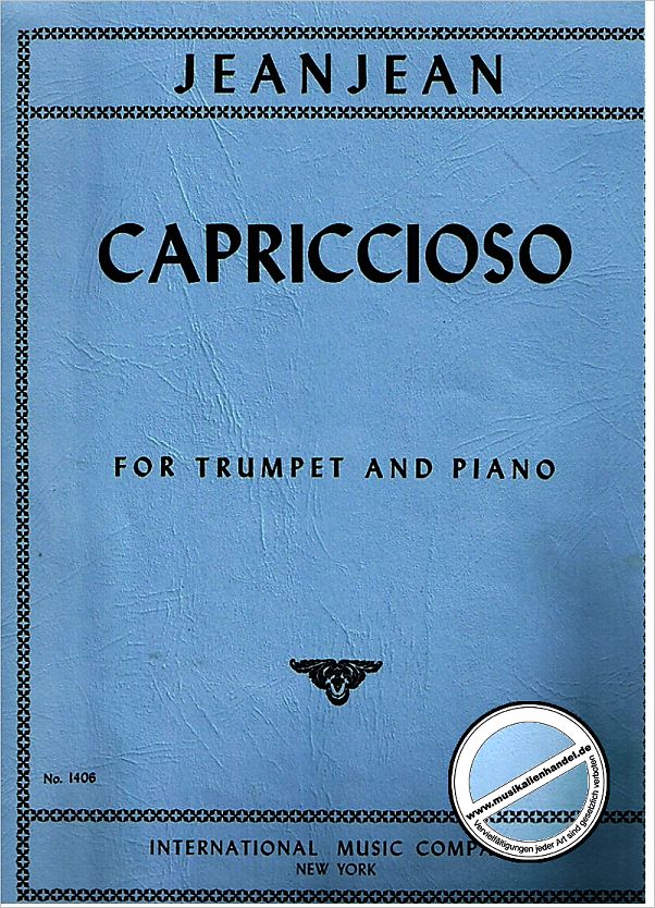 Titelbild für IMC 1406 - CAPRICCIOSO