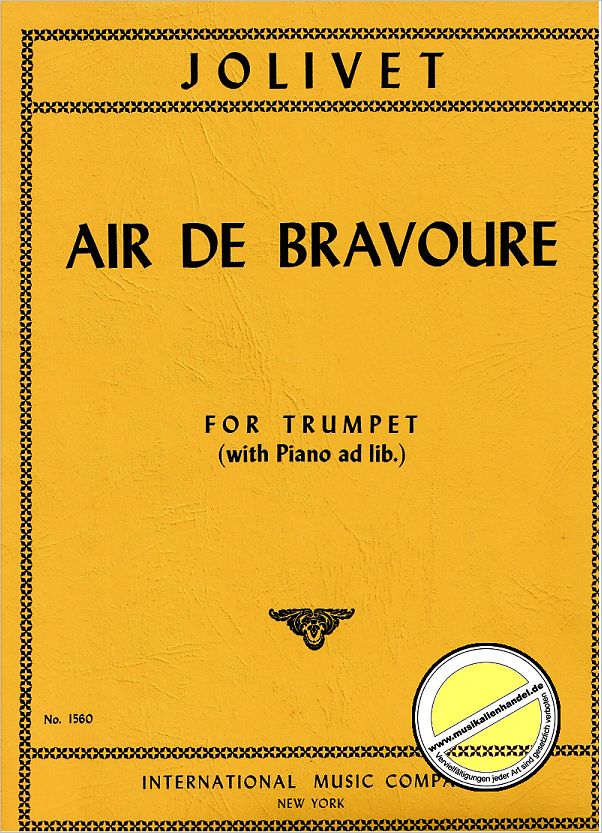 Titelbild für IMC 1560 - AIR DE BRAVOURE