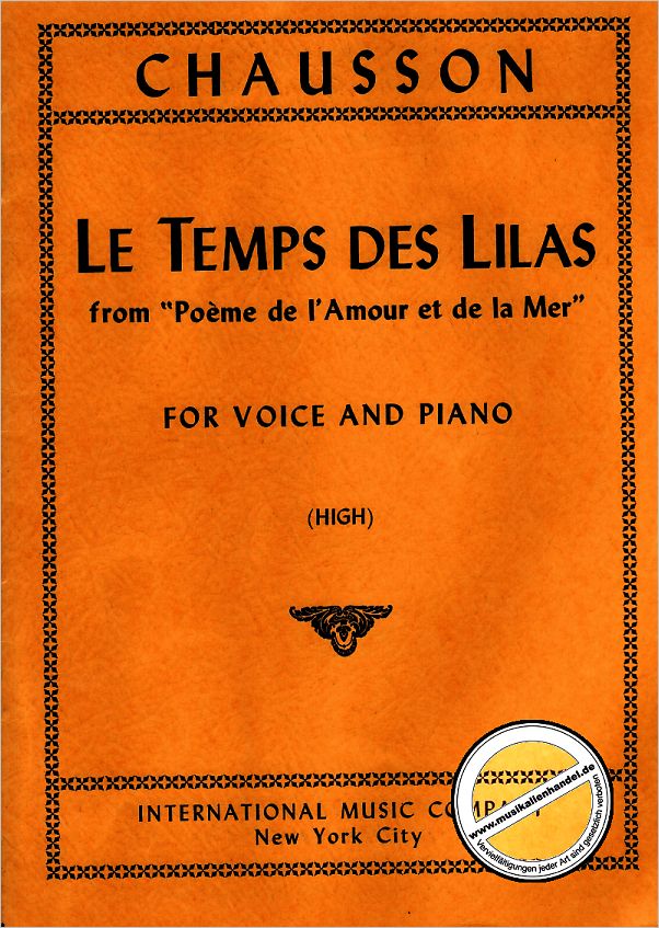 Titelbild für IMC 2402 - LE TEMPS DES LILAS